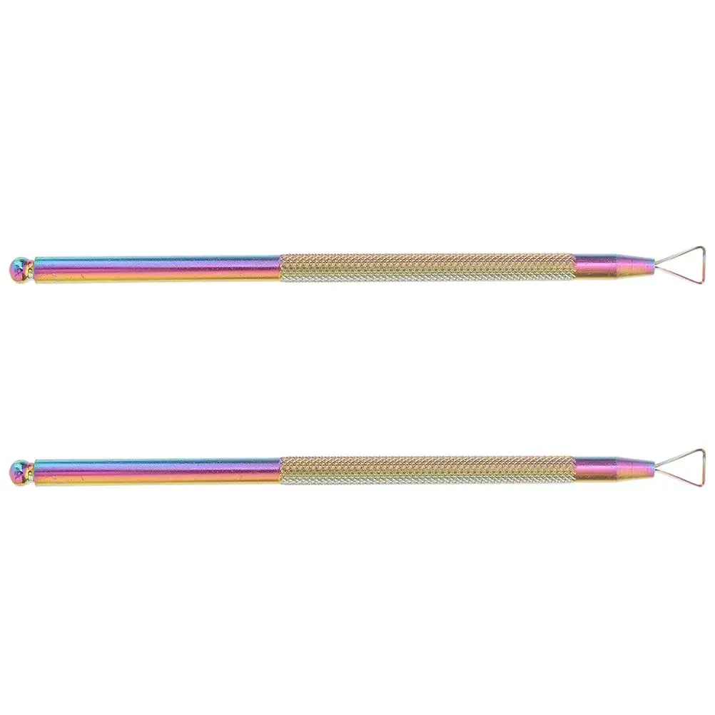 2Pcs Stainless Cuticle Pusher Gel Polish Remover Nail Tools Manicure Cuticle Remover Tool Triangle Scraper Practical
2Pcs Stainless Cuticle Pusher Gel Polish Remover Nail Tools Manicure Cuticle Remover Tool Triangle Scraper Practical