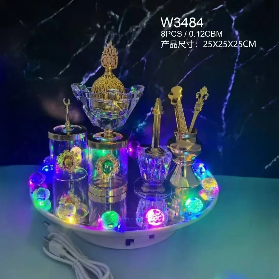 #V Incense Burner Gift Set with Rotating tray Light New Arrival
#V Incense Burner Gift Set with Rotating tray Light New Arrival