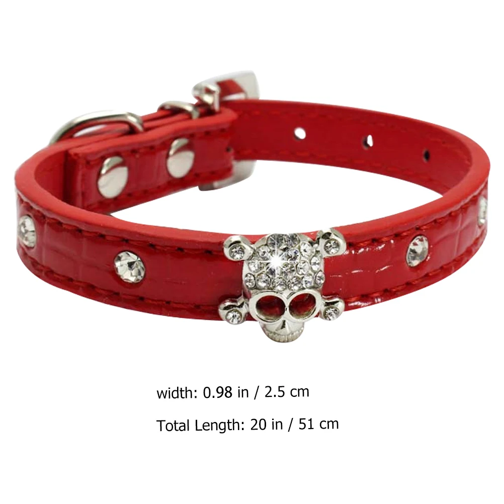 1 pc Rhinestone Dog Adjustable PU Halloween Costume Stylish Pet Accessories for Stylish Pet Collars Dogs Party Outdoor
1 pc Rhinestone Dog Adjustable PU Halloween Costume Stylish Pet Accessories for Stylish Pet Collars Dogs Party Outdoor