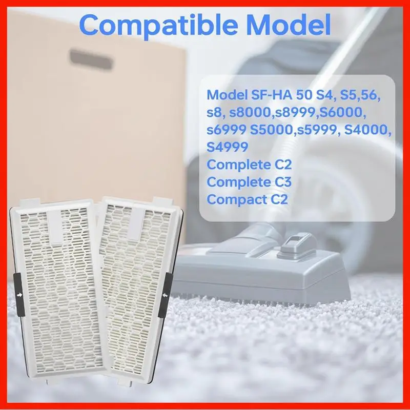 HEPA Airclean 50 Filter Replacement For Active SF-HA50 S4 S5 S6 S8 S8000 S8999 S6000 Complete C2 C3 Vacuum Filters
HEPA Airclean 50 Filter Replacement For Active SF-HA50 S4 S5 S6 S8 S8000 S8999 S6000 Complete C2 C3 Vacuum Filters