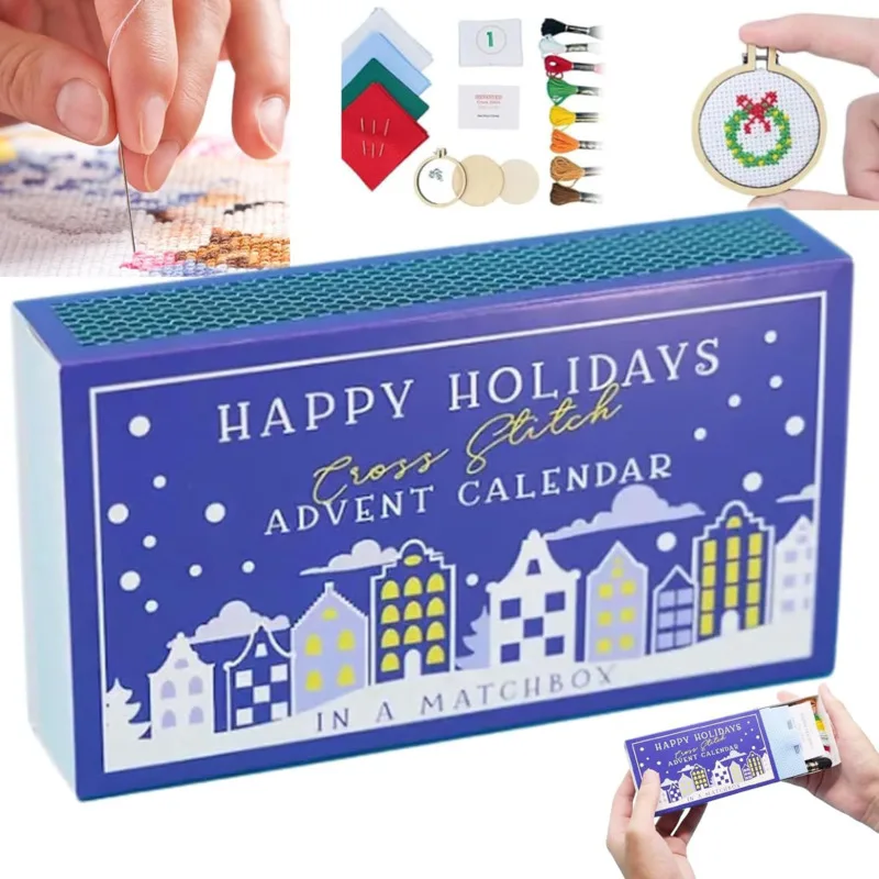 2024 New Cross Stitch Advent Calendar Christmas Creative Personality Cross Embroidery Kit Gift Children's Birthday Gifts
2024 New Cross Stitch Advent Calendar Christmas Creative Personality Cross Embroidery Kit Gift Children's Birthday Gifts