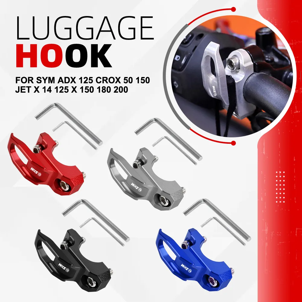 Hanger Handlebar Helmet Hook For SYM ADX 125 CROX 50 150 Jet X 14 125 X 150 180 200 Motorcycle Accessories Luggage Hook Holder
Hanger Handlebar Helmet Hook For SYM ADX 125 CROX 50 150 Jet X 14 125 X 150 180 200 Motorcycle Accessories Luggage Hook Holder