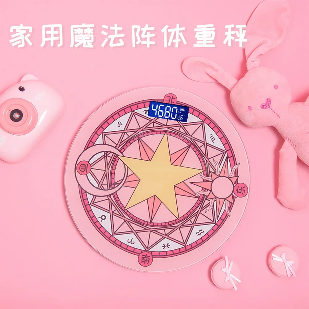 Magic Girl Cardcaptor Sakura Electronic Scale Cute Sailor Moon Weight Scale Anime Peripheral Creative Gift
Magic Girl Cardcaptor Sakura Electronic Scale Cute Sailor Moon Weight Scale Anime Peripheral Creative Gift
