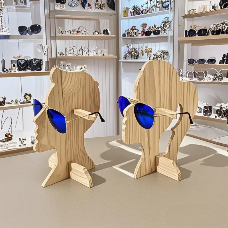 Wooden Glasses Display Shelf Wood Sunglasses Bracket Cabinet Woman Man for Spectacle Frame Display Props Decorative Supplies
Wooden Glasses Display Shelf Wood Sunglasses Bracket Cabinet Woman Man for Spectacle Frame Display Props Decorative Supplies