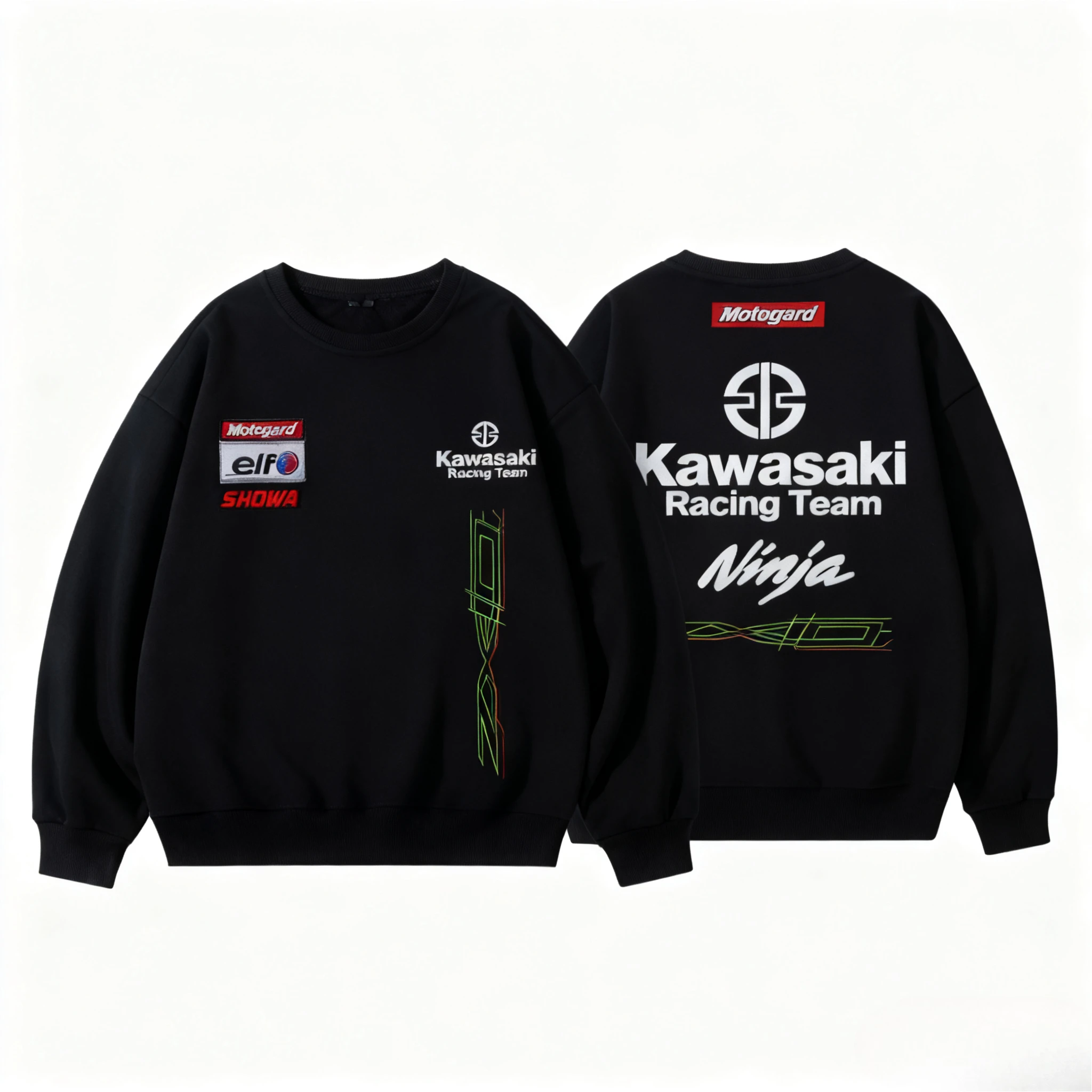 New trendy Kawasaki motorcycle logo printed round-neck sweatshirt for men and women in the 2025 autumn/winter collection
New trendy Kawasaki motorcycle logo printed round-neck sweatshirt for men and women in the 2025 autumn/winter collection