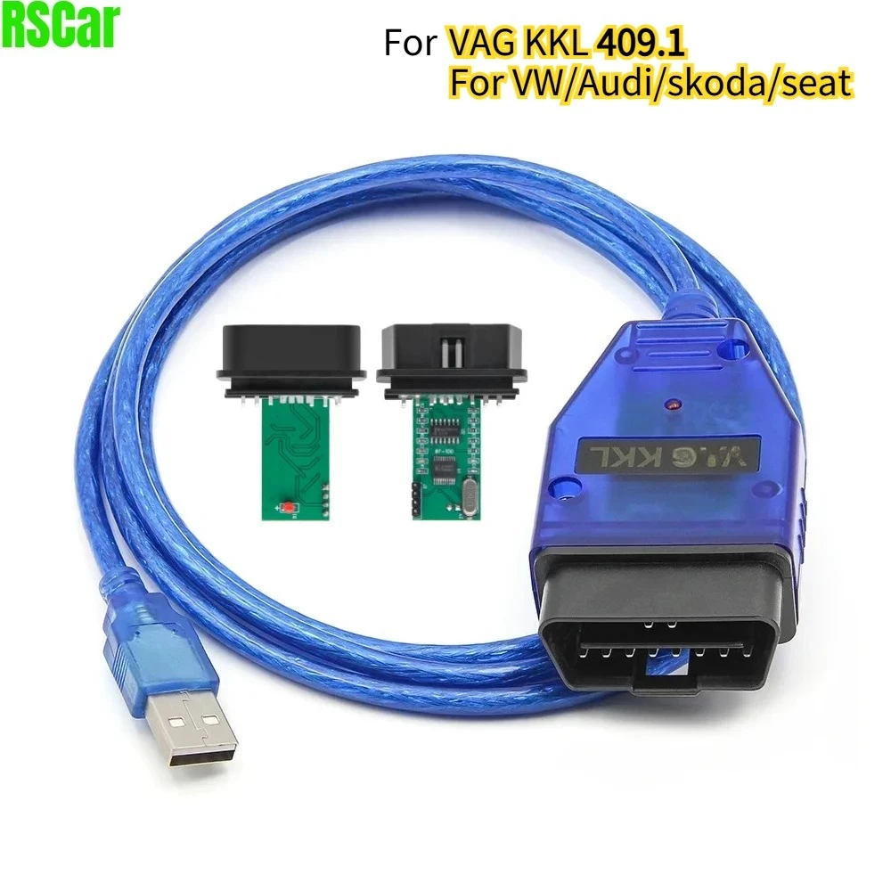For VAG KKL 409.1 with CH340T OBD 2 OBD2 Car Diagnostic Vag Com Interface Cable 409 1 for VW/Audi/Skoda/Seat Auto Scanner Tool
For VAG KKL 409.1 with CH340T OBD 2 OBD2 Car Diagnostic Vag Com Interface Cable 409 1 for VW/Audi/Skoda/Seat Auto Scanner Tool