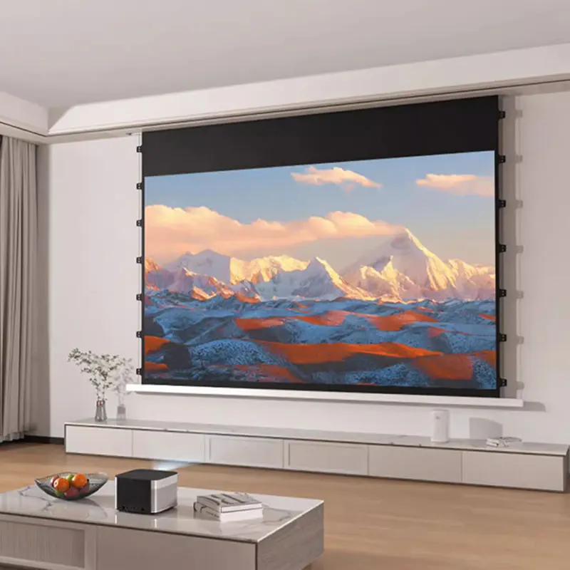 4k HD 3D 16:9 150-дюймовый моторизованный экран проектора с тянущим кольцом и потолочным проекционным экраном
4k HD 3D 16:9 150-дюймовый моторизованный экран проектора с тянущим кольцом и потолочным проекционным экраном