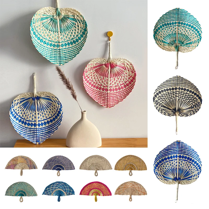 Colorful Bohemian Handmade Natural Grass Weave Decorative Fan Home Art Background Wall Hanging Decoration Fan Practical Hand Fan
Colorful Bohemian Handmade Natural Grass Weave Decorative Fan Home Art Background Wall Hanging Decoration Fan Practical Hand Fan