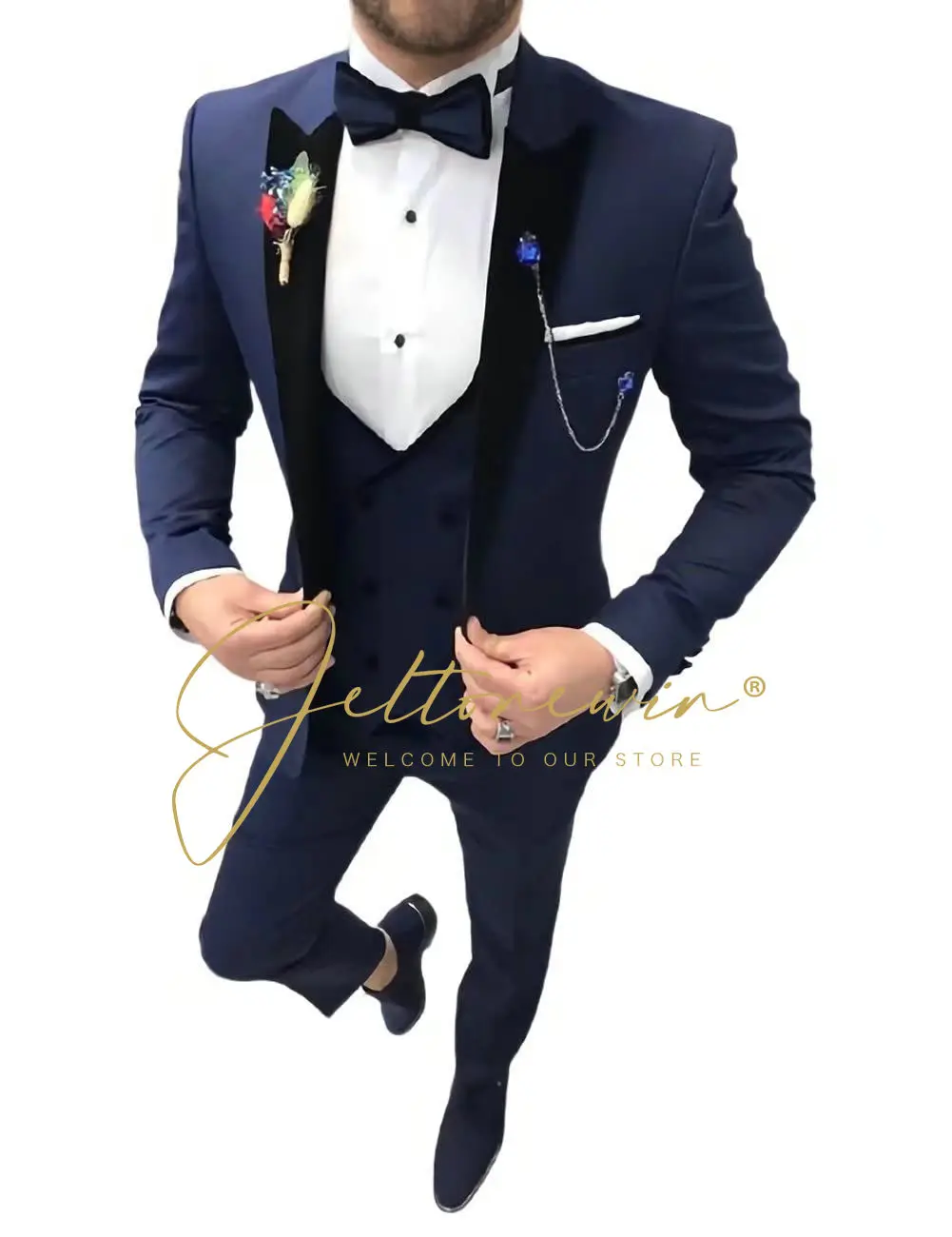 Men Business Casual Wedding Party 3 Pieces Jacket Trousers Waistcoat Set Male Blazer Coat Pants Vest Fashion Slim Fit Suits
Men Business Casual Wedding Party 3 Pieces Jacket Trousers Waistcoat Set Male Blazer Coat Pants Vest Fashion Slim Fit Suits