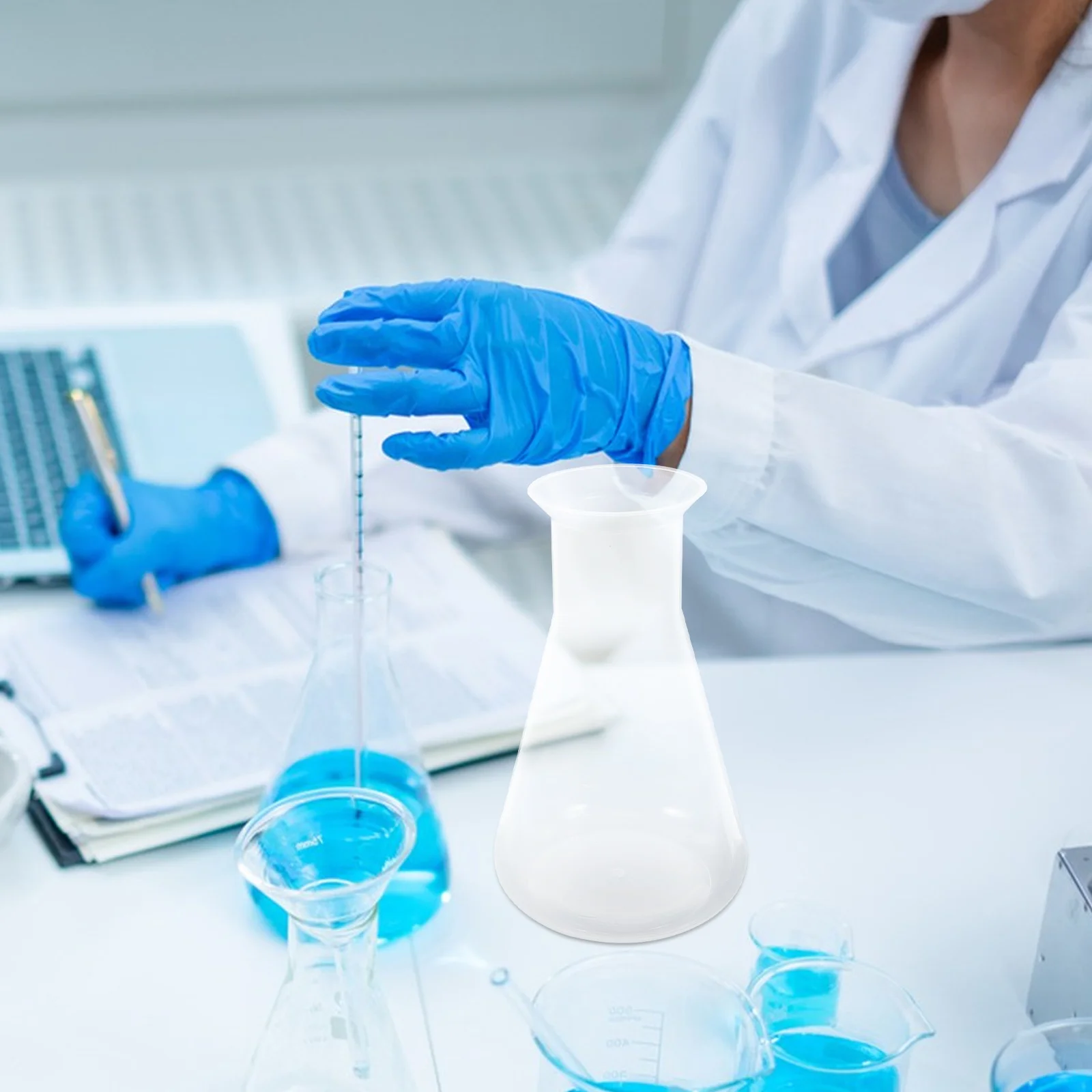 1000 Ml Laboratory Conical Flask Sealing Performance Ideal for Storing Chemical Reagents and Experiments Plastic Flask
1000 Ml Laboratory Conical Flask Sealing Performance Ideal for Storing Chemical Reagents and Experiments Plastic Flask