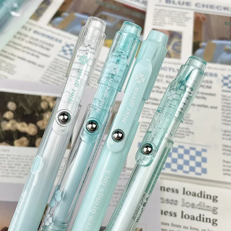 4pcs/set Mint Green Color Series Gel Pen Fashion Gradient Color Stationery Gel Pen 0.5mm Black in Scrapbook Pen Writing Supplies
4pcs/set Mint Green Color Series Gel Pen Fashion Gradient Color Stationery Gel Pen 0.5mm Black in Scrapbook Pen Writing Supplies