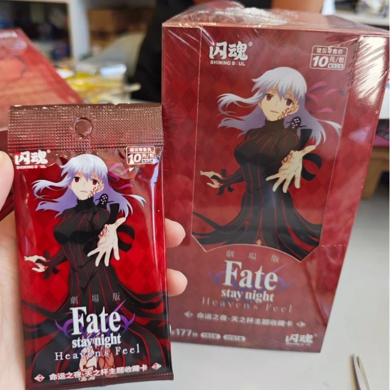 Genuine Shining Soul Fate Stay Night Cards Heaven'S Feel Mystery Box Anime Trading Cards Game Birthday Holiday Toys Gifts
Genuine Shining Soul Fate Stay Night Cards Heaven'S Feel Mystery Box Anime Trading Cards Game Birthday Holiday Toys Gifts