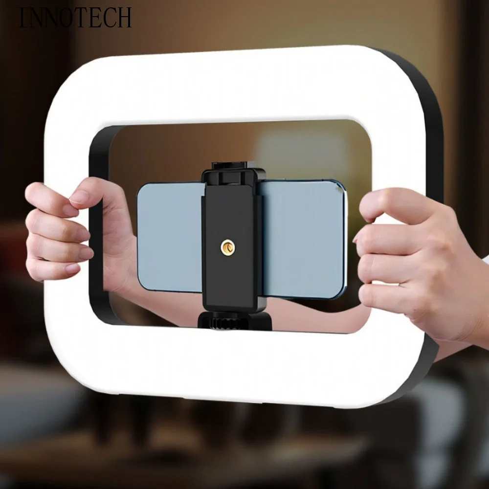 Practical Handheld Selfie Fill Light with Clamp Rechargeable LED Video Light Adjustable Three-color Phone Fill Light Photography
Practical Handheld Selfie Fill Light with Clamp Rechargeable LED Video Light Adjustable Three-color Phone Fill Light Photography
