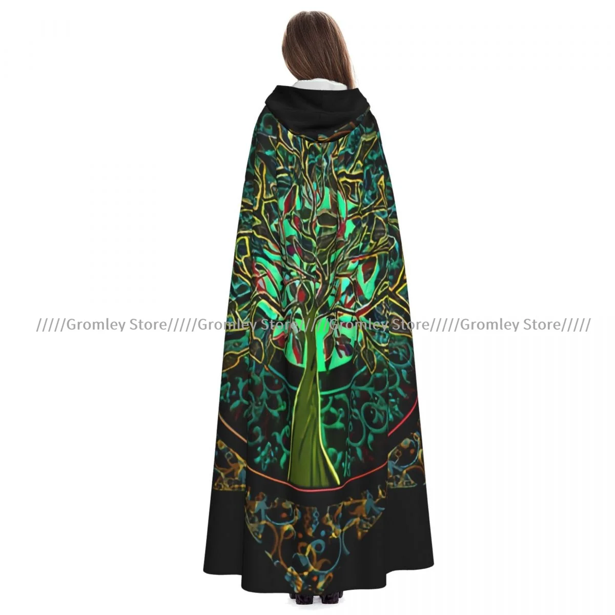 Tree Of Life In Ornate Star Witch Cloak Halloween Cosplay Costume Adult Unisex Cloak Retro Ages Cape
Tree Of Life In Ornate Star Witch Cloak Halloween Cosplay Costume Adult Unisex Cloak Retro Ages Cape