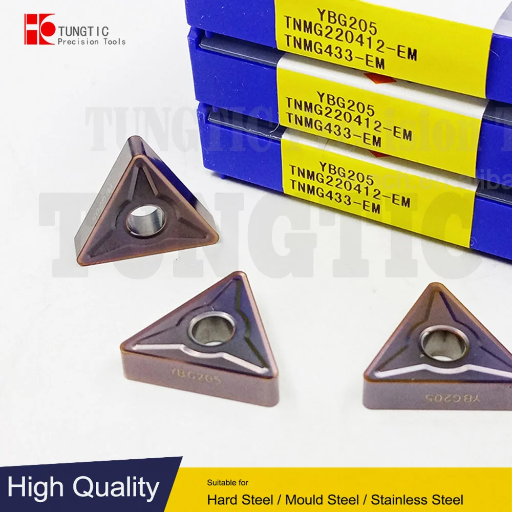 TNMG220412-EM YBG205 TNMG433-EM TNMG 220412 EM Твердосплавные токарные резцы Токарные вставки Инструменты для получистовой обработки металла
TNMG220412-EM YBG205 TNMG433-EM TNMG 220412 EM Твердосплавные токарные резцы Токарные вставки Инструменты для получистовой обработки металла