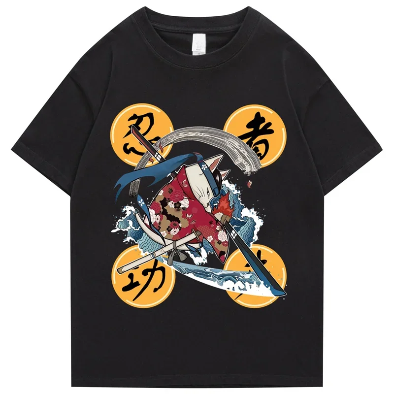 Men's Hip Hop T Shirt Streetwear Kanji Harajuku Kung Fu Cat T-Shirt Summer Short Sleeve Top T-Shirts 100% Cotton Print Women
Men's Hip Hop T Shirt Streetwear Kanji Harajuku Kung Fu Cat T-Shirt Summer Short Sleeve Top T-Shirts 100% Cotton Print Women