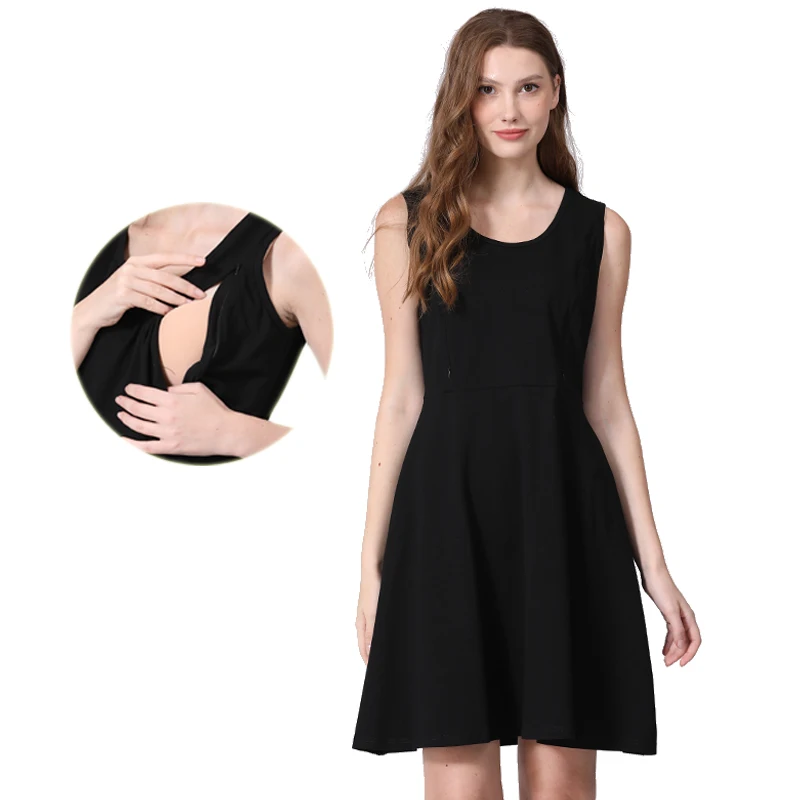 Plus Size Summer New Maternity Dress Cotton Sleeveless Tank Dress Slimming Nursing Breastfeeding Dresses For Pregnant Women
Plus Size Summer New Maternity Dress Cotton Sleeveless Tank Dress Slimming Nursing Breastfeeding Dresses For Pregnant Women
