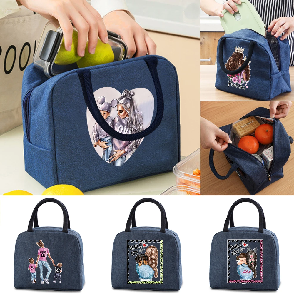 Lunch Bag For Women Work Insulated Thermal Lunch Dinner Box Kids Food Canvas Cooler Bag Mom Print Handbag Organizer Picnic Pack
Lunch Bag For Women Work Insulated Thermal Lunch Dinner Box Kids Food Canvas Cooler Bag Mom Print Handbag Organizer Picnic Pack