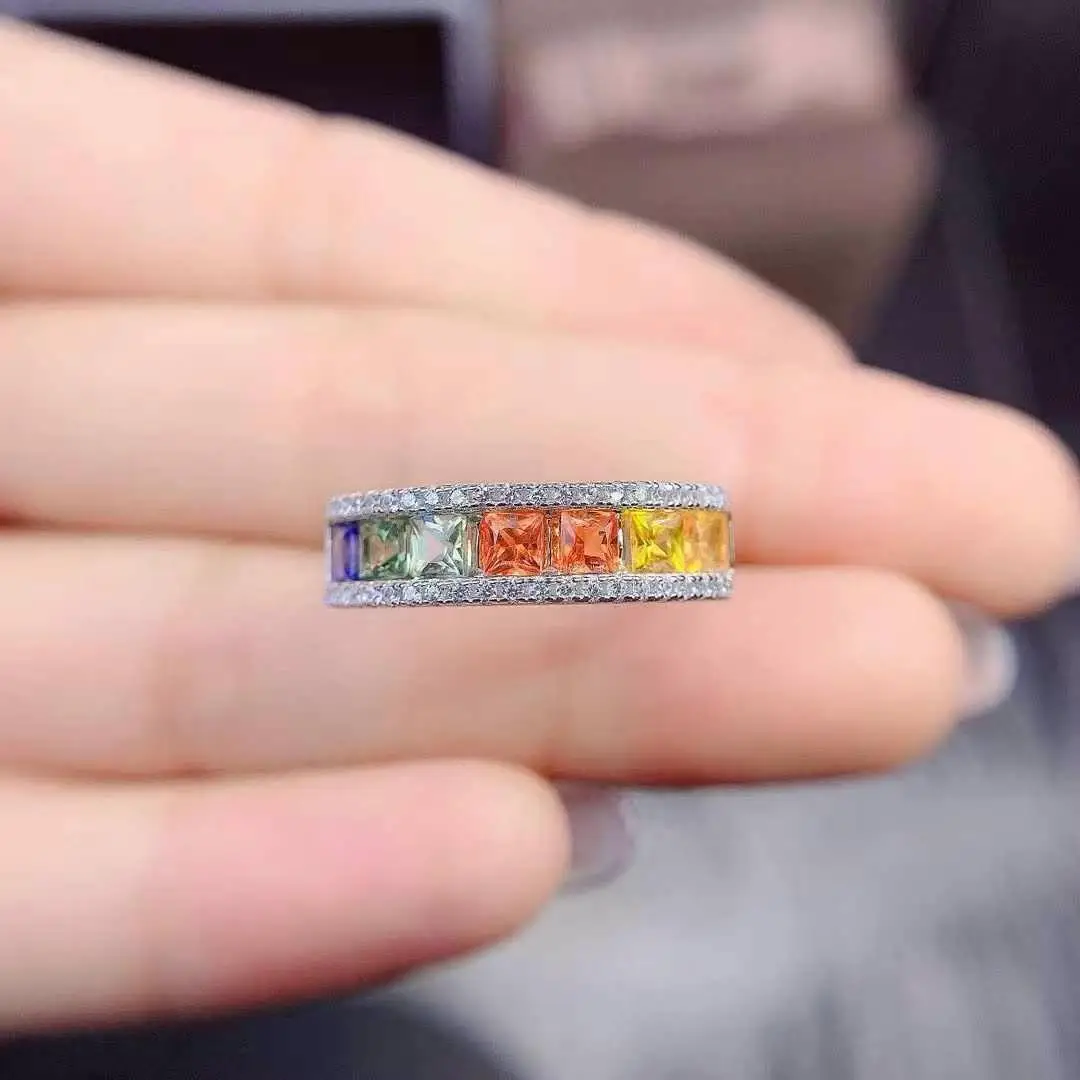 Best Quality 100% Natural and Real Sapphire Ring 925 Sterling Silver Trendy Women ring
Best Quality 100% Natural and Real Sapphire Ring 925 Sterling Silver Trendy Women ring