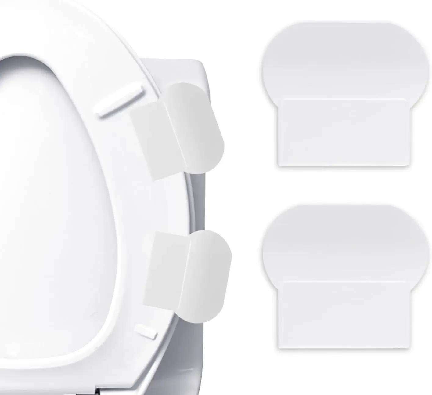 2 Pack Toilet Lid Lifter, Self-Adhesive Handle for Easy Lift, Non-Touch Use, Multi-Function Bathroom Accessory
2 Pack Toilet Lid Lifter, Self-Adhesive Handle for Easy Lift, Non-Touch Use, Multi-Function Bathroom Accessory