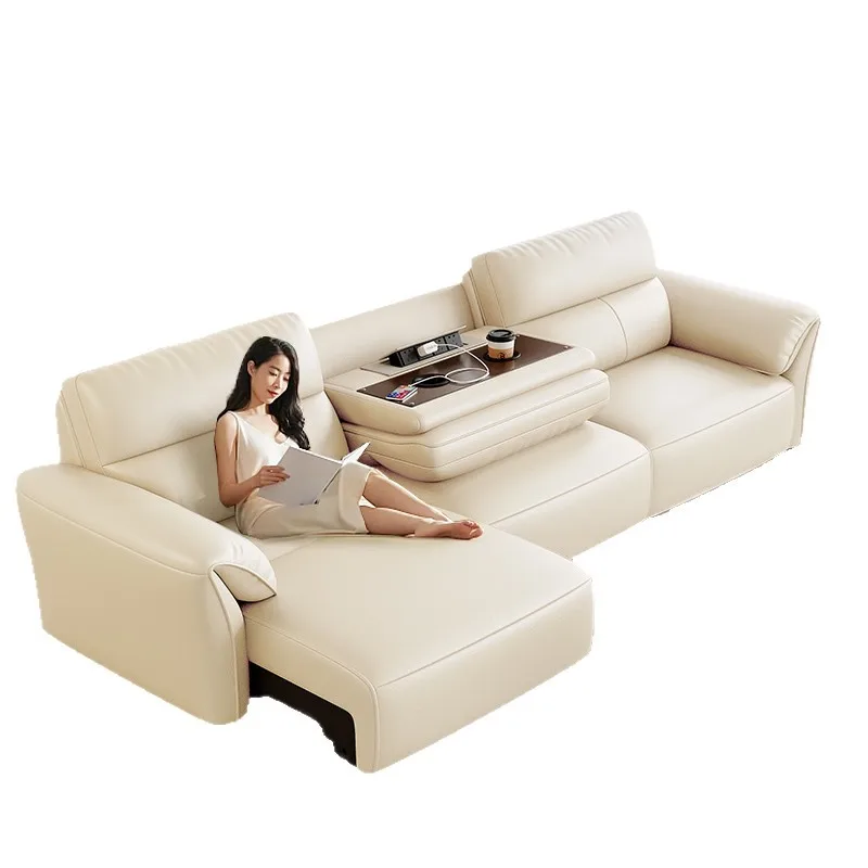 Electric function leather sofa bed living room small apartment flip coffee table intelligent retractable straight sofa
Electric function leather sofa bed living room small apartment flip coffee table intelligent retractable straight sofa