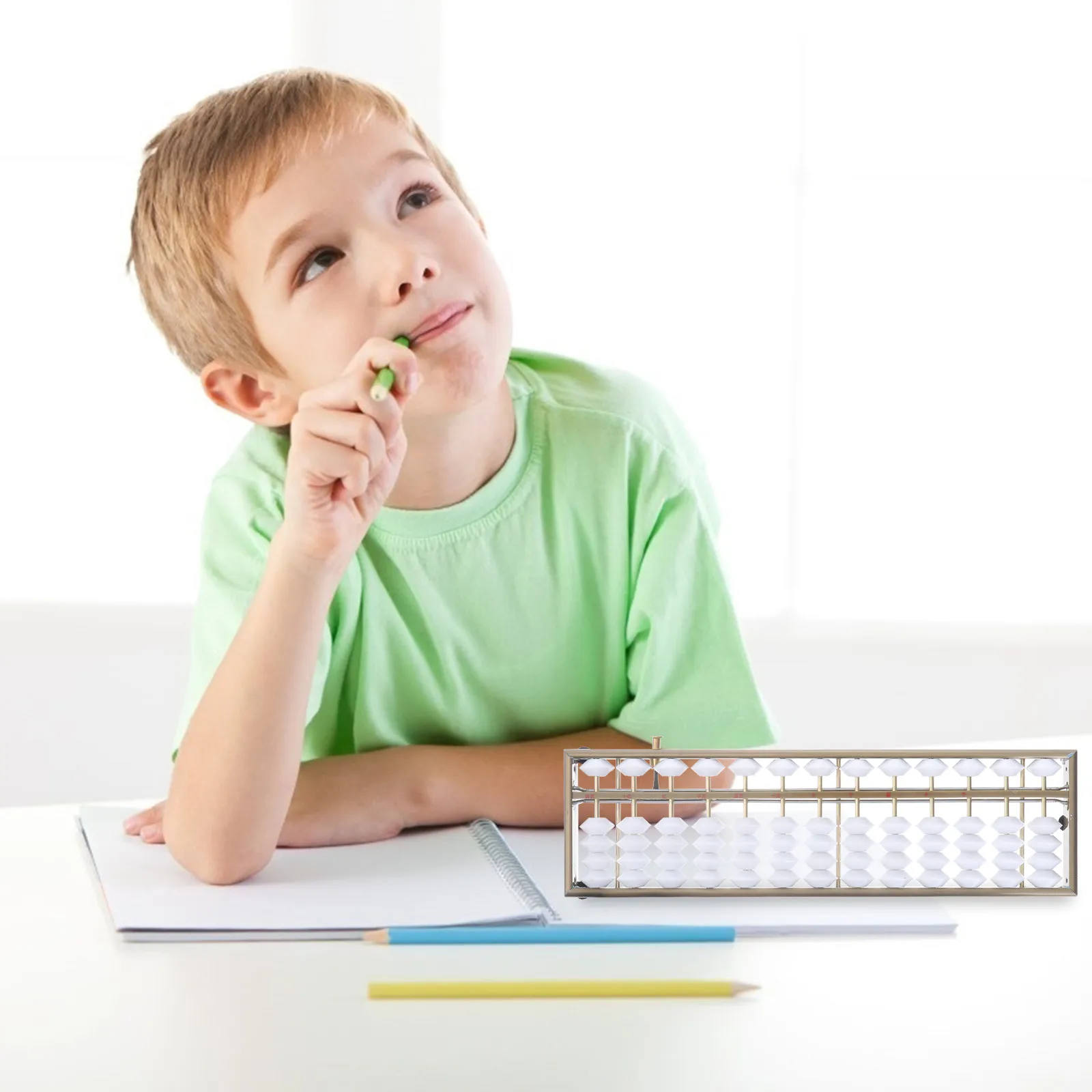 2Pcs Aluminum Alloy Abacus Educational Arithmetic Mental Calculation 13 Rods Children Students Accountant Practice Abacus Tool
2Pcs Aluminum Alloy Abacus Educational Arithmetic Mental Calculation 13 Rods Children Students Accountant Practice Abacus Tool