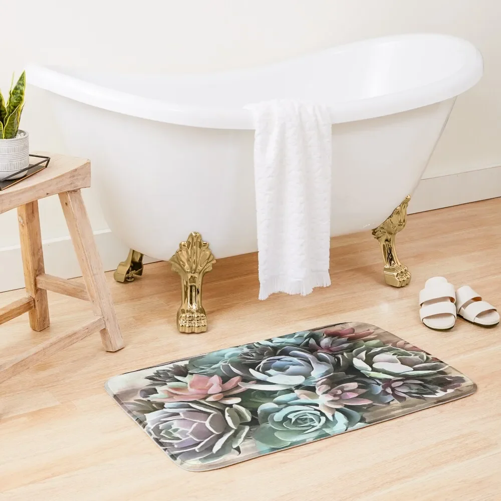 Artistic Succulent Bouquet In Pastel Shades Bath Mat Bath Accessories Non-Slip Pad House Entrance For Bathroom And Toilet Mat
Artistic Succulent Bouquet In Pastel Shades Bath Mat Bath Accessories Non-Slip Pad House Entrance For Bathroom And Toilet Mat