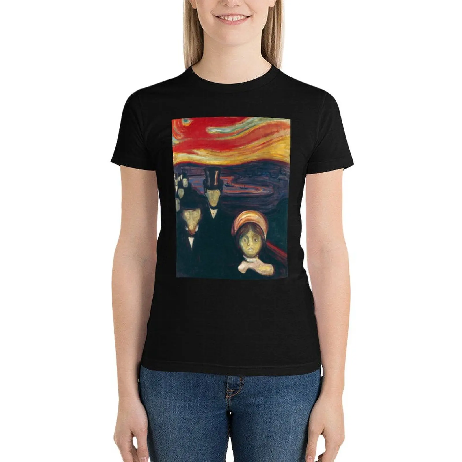 Abstract Anxiety by Edvard Munch T-Shirt summer tops shirts graphic tees designer clothes Women luxury
Abstract Anxiety by Edvard Munch T-Shirt summer tops shirts graphic tees designer clothes Women luxury