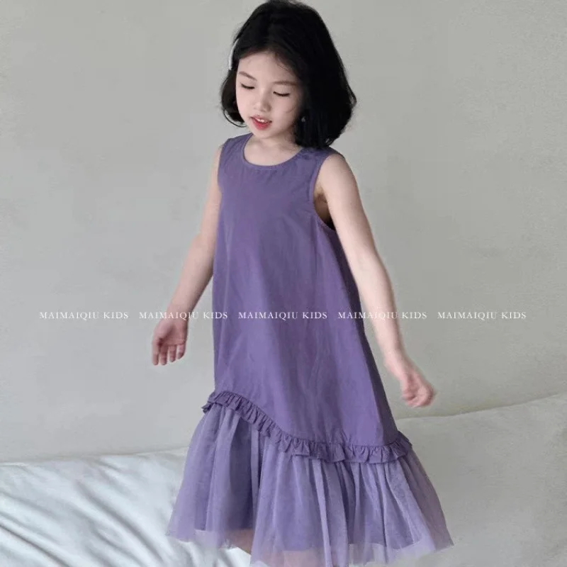 Girls Princess Dress Summer New Sleeveless Vest Gauze Skirt Little Girl Mid-Length Summer Skirt
Girls Princess Dress Summer New Sleeveless Vest Gauze Skirt Little Girl Mid-Length Summer Skirt