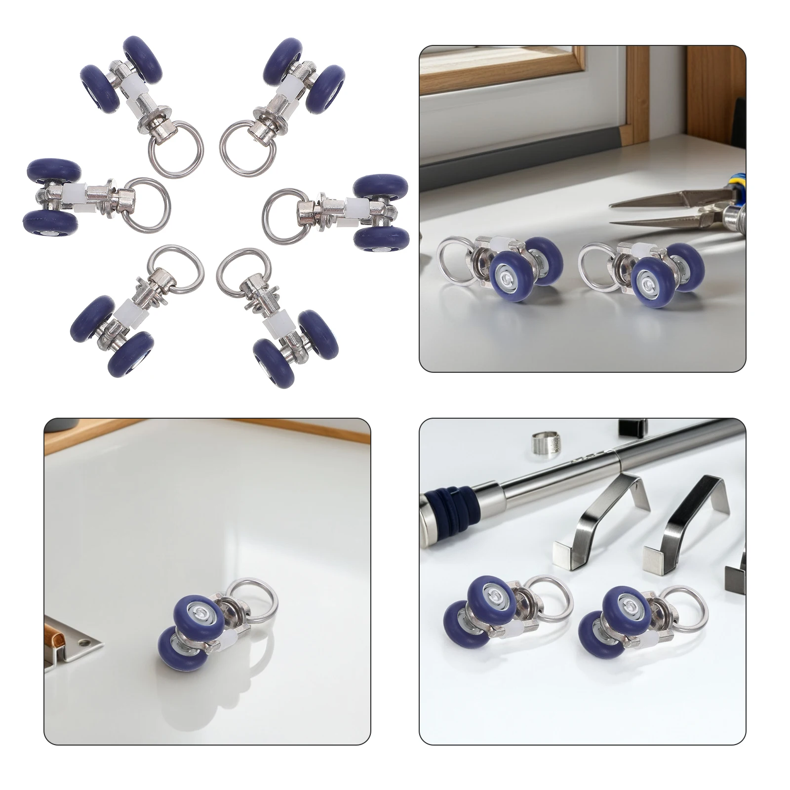 20pcs Twin Wheeled Gliders Stainless Steel Plastic Heavy Duty Easy Installation For Large Windows Balconies 15Mm Wheel Diameter
20pcs Twin Wheeled Gliders Stainless Steel Plastic Heavy Duty Easy Installation For Large Windows Balconies 15Mm Wheel Diameter