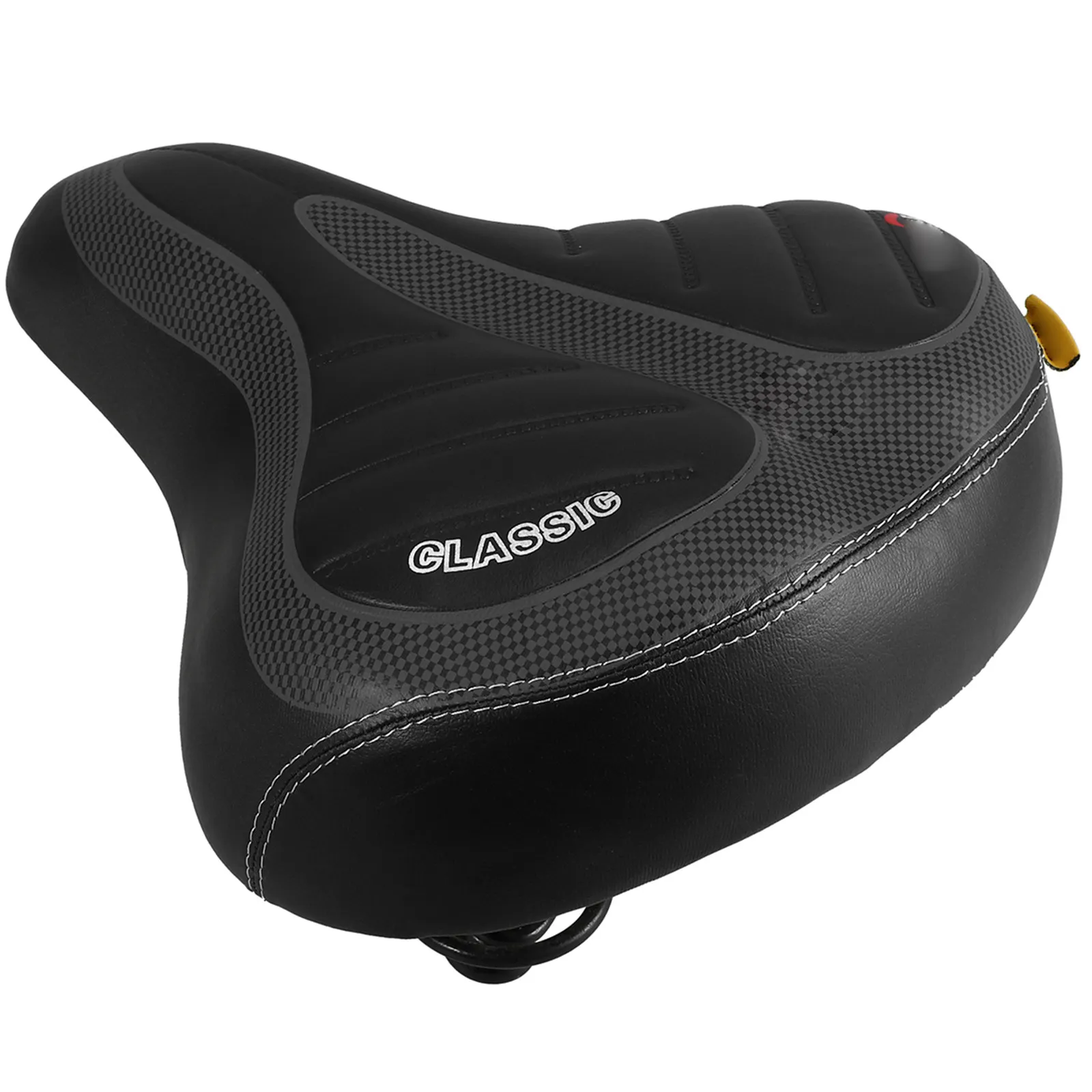 Comfortable Breathable Big Butt Saddle for Electric Bike Mountain Bicycle Seat with Thickened Spring Suspension Anti Vibration
Comfortable Breathable Big Butt Saddle for Electric Bike Mountain Bicycle Seat with Thickened Spring Suspension Anti Vibration