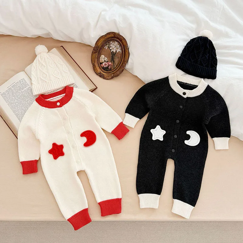2025 New Autumn 0-24M Children Knitted Clothes Toddler Baby Girl Knitted Romper Long Sleeved Infant Baby Girls Knitted Jumpsuit
2025 New Autumn 0-24M Children Knitted Clothes Toddler Baby Girl Knitted Romper Long Sleeved Infant Baby Girls Knitted Jumpsuit