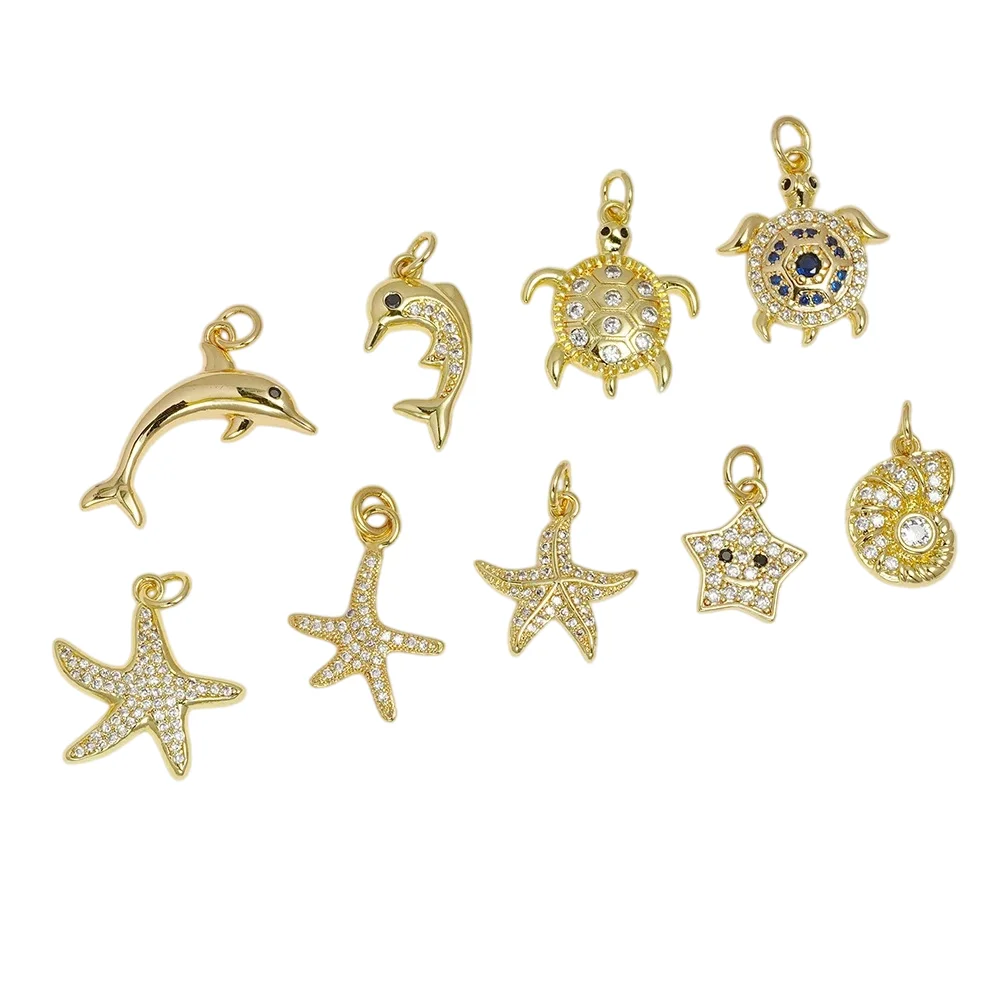 5 Pcs Brass Jewelry Sea Creature Connector Diy Pendant Bracelet Necklace Making Turtle Sea Shell Starfish Whale Accessories
5 Pcs Brass Jewelry Sea Creature Connector Diy Pendant Bracelet Necklace Making Turtle Sea Shell Starfish Whale Accessories