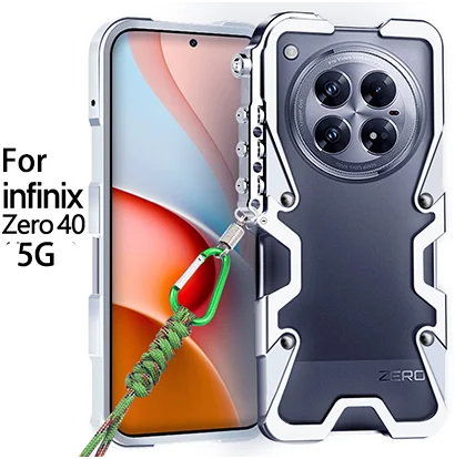 Luxury aluminum alloy hollow heat dissipation Phone Case For infinix zero 40 5G infinix zero 30 5G Fall prevention Back Cove
Luxury aluminum alloy hollow heat dissipation Phone Case For infinix zero 40 5G infinix zero 30 5G Fall prevention Back Cove