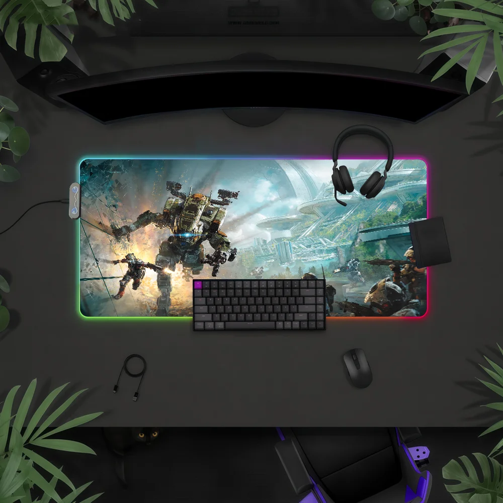 Коврик для мыши Game T-Titanfall-S 2 с RGB LED-подсветкой, красочная игровая клавиатура, нескользящий чехол, водонепроницаемая поверхность для стола
Коврик для мыши Game T-Titanfall-S 2 с RGB LED-подсветкой, красочная игровая клавиатура, нескользящий чехол, водонепроницаемая поверхность для стола