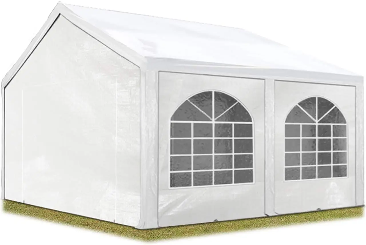 Party Tent 10x13 ft Garden Tent Canopy PE 450 N Tarpaulin 100% Waterproof White
Party Tent 10x13 ft Garden Tent Canopy PE 450 N Tarpaulin 100% Waterproof White