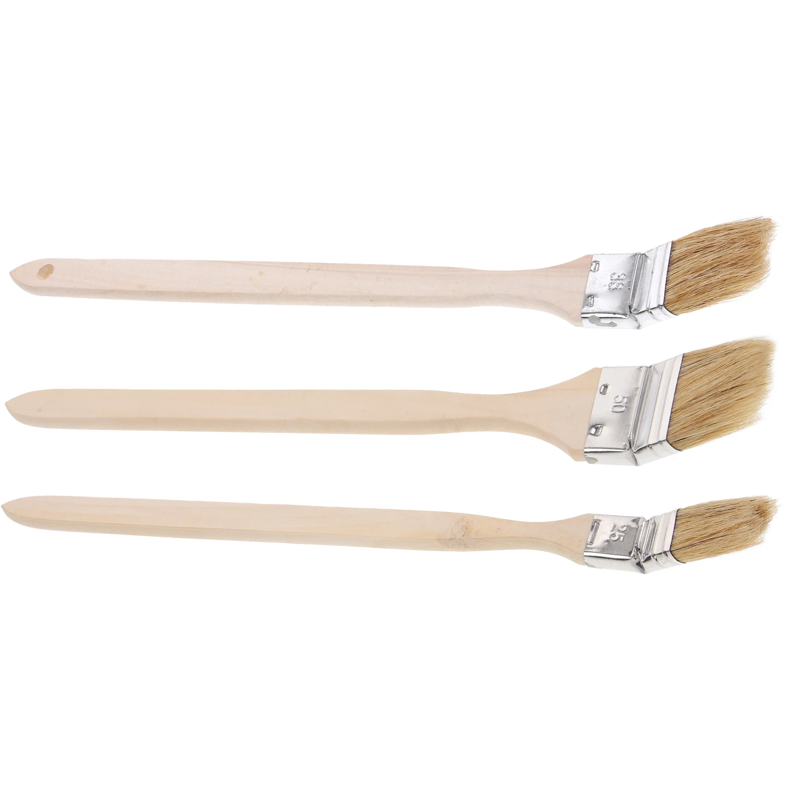 3pcs Bendable Paint Brush with Wood Handle 1 1.5 2 Inch Angled Bristles for Wall Furniture Soft Plastic Reusable
3pcs Bendable Paint Brush with Wood Handle 1 1.5 2 Inch Angled Bristles for Wall Furniture Soft Plastic Reusable