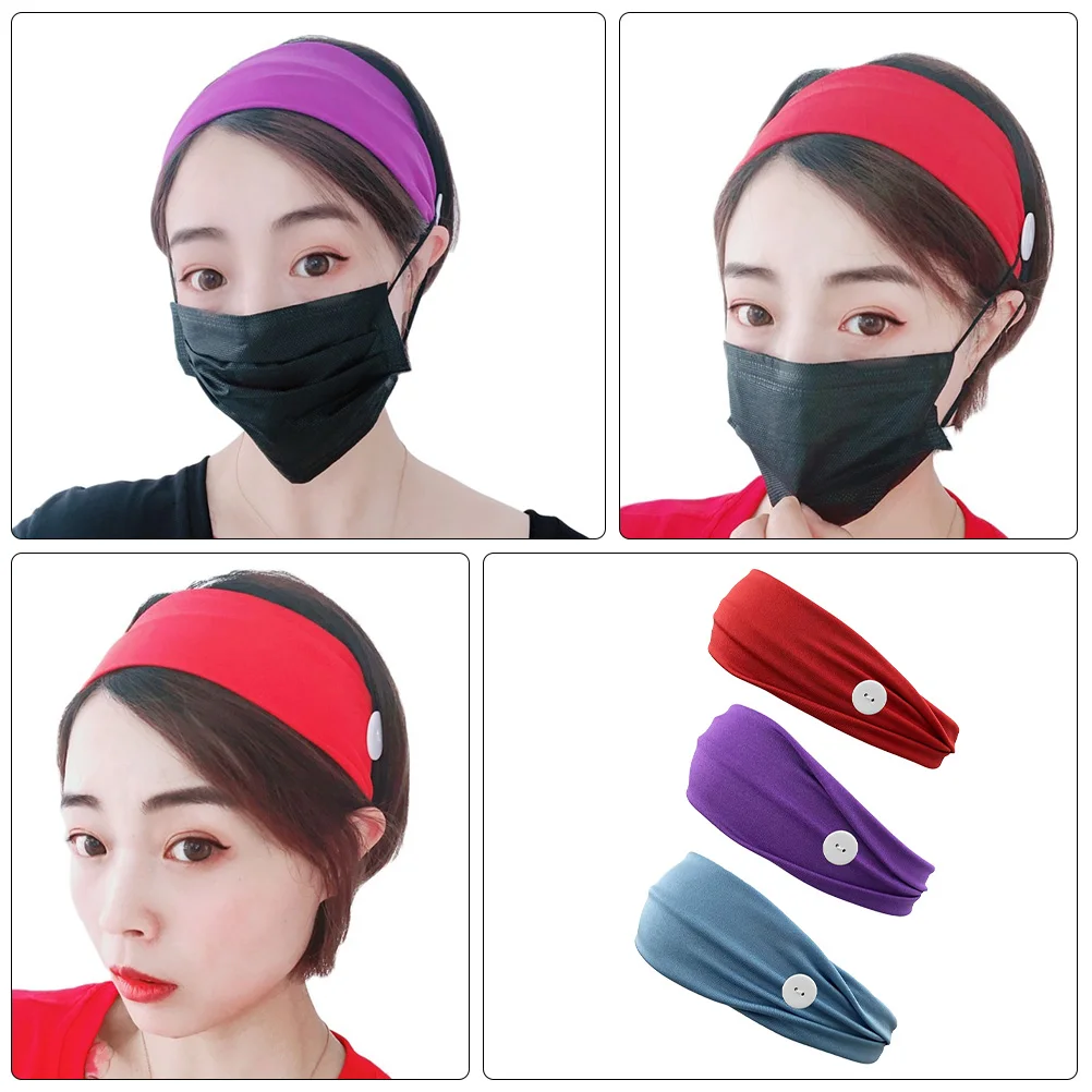 3 Pcs Sweat Absorbing Sports Headband Ear Care Button Hairband Fashion Absorbent Stretchy Headscarf
3 Pcs Sweat Absorbing Sports Headband Ear Care Button Hairband Fashion Absorbent Stretchy Headscarf