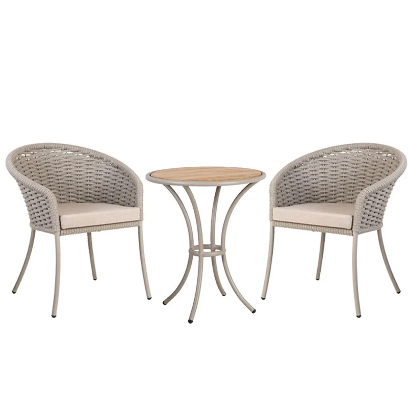 Outdoor leisure furniture villa courtyard balcony small dining table and chairs open-air garden woven rattan chair combination o
Outdoor leisure furniture villa courtyard balcony small dining table and chairs open-air garden woven rattan chair combination o