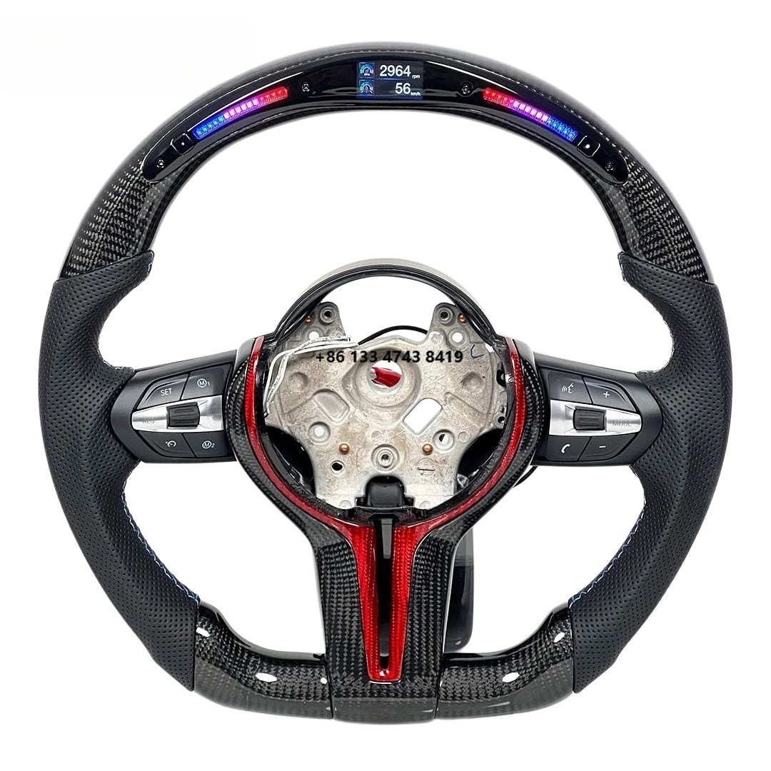 Performance LED Leather Carbon Fiber Steering Wheel for F Series F10/F20/F22/F30/F32/F36/F40 M2/M3/M4/M5 Custom Edition
Performance LED Leather Carbon Fiber Steering Wheel for F Series F10/F20/F22/F30/F32/F36/F40 M2/M3/M4/M5 Custom Edition