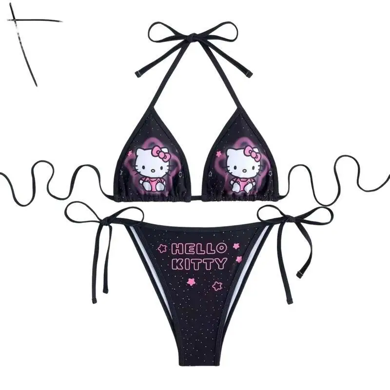 Sanrios Hello Kittys Swimsuit Cute Self-Cultivation Student Bikini Ins New Model College Cute Fashion Cartoon Best Creativity
Sanrios Hello Kittys Swimsuit Cute Self-Cultivation Student Bikini Ins New Model College Cute Fashion Cartoon Best Creativity