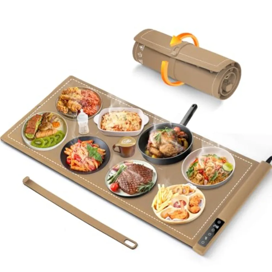 Warming Mat For Food Extra Large- 36"x16" Electric Warming Trays for Buffets Party Food Warmers For Thanksgiving Christmas Hous
Warming Mat For Food Extra Large- 36"x16" Electric Warming Trays for Buffets Party Food Warmers For Thanksgiving Christmas Hous