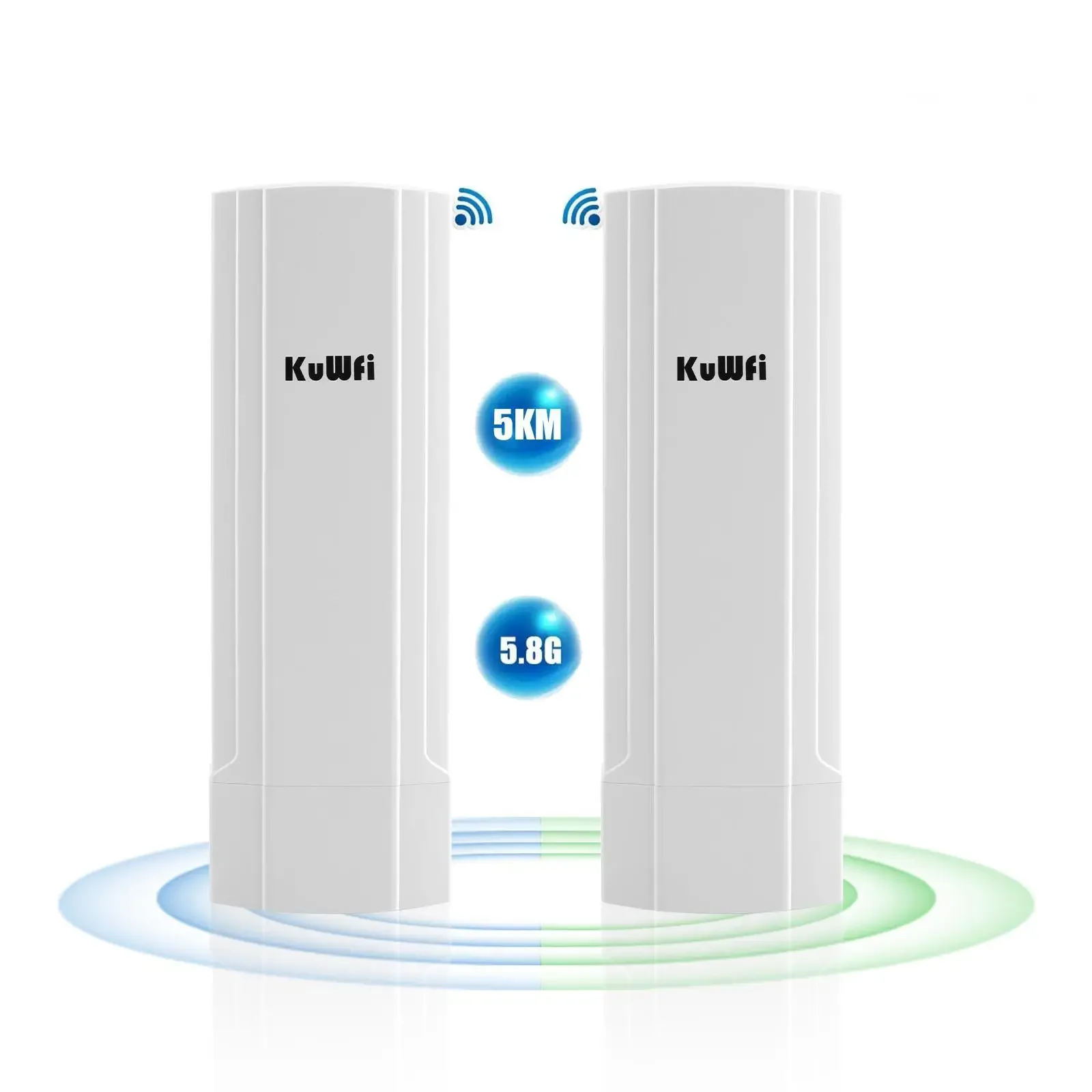 KuWFi Gigabit Wireless Outdoor Router 5.8G Wave2 WIFI Repeater Point to Point 3-5KM Extender 14dBi Antenna 48V POE WIFI Bridge
KuWFi Gigabit Wireless Outdoor Router 5.8G Wave2 WIFI Repeater Point to Point 3-5KM Extender 14dBi Antenna 48V POE WIFI Bridge