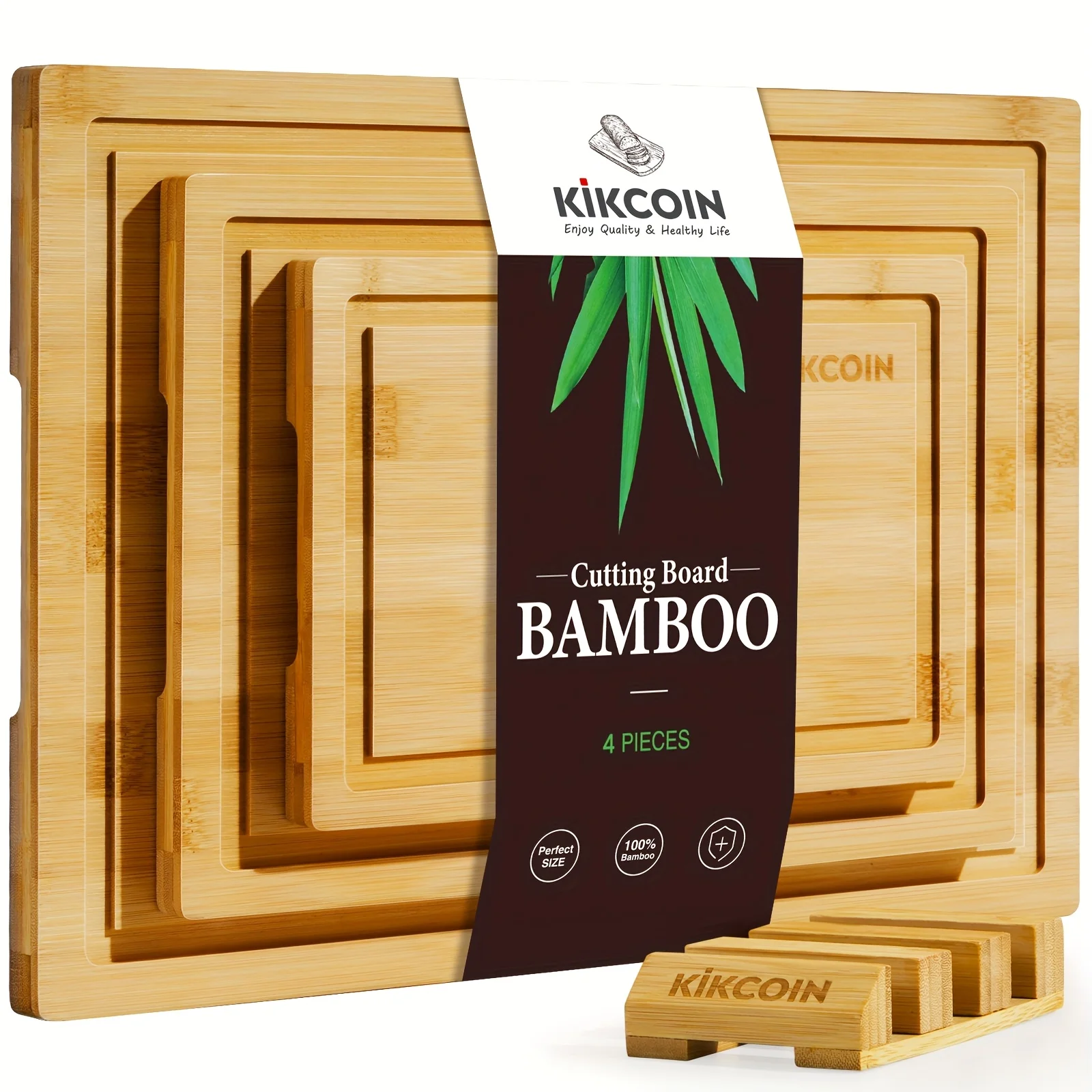4pcs Oversized Bamboo Cutting Board, Equipped With Cutting Board Rack, Kitchen Gadgets, Juice Groove, Knife Friendly, Multifunctional Board, The Best Gift For Family, Friends And Relative. Memorial Day, Spring Essentials, Mother'S Day Gift
4pcs Oversized Bamboo Cutting Board, Equipped With Cutting Board Rack, Kitchen Gadgets, Juice Groove, Knife Friendly, Multifunctional Board, The Best Gift For Family, Friends And Relative. Memorial Day, Spring Essentials, Mother'S Day Gift