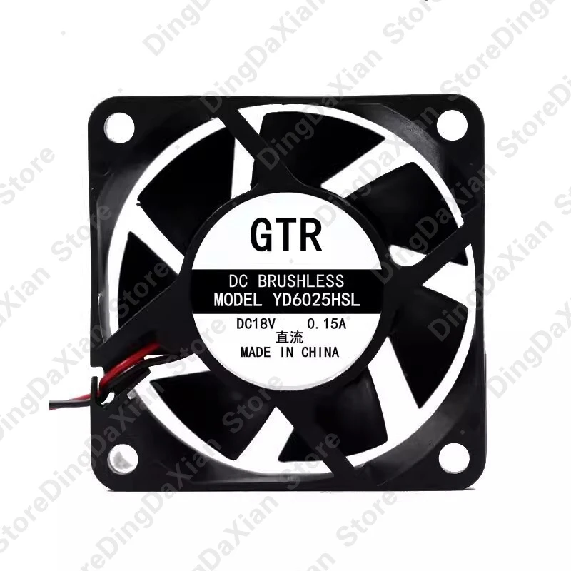 Вентилятор охлаждения YD6025HSL DC18V 0.15A 60*60*25MM, 2-проводной, бесшумный, 1 шт.
Вентилятор охлаждения YD6025HSL DC18V 0.15A 60*60*25MM, 2-проводной, бесшумный, 1 шт.