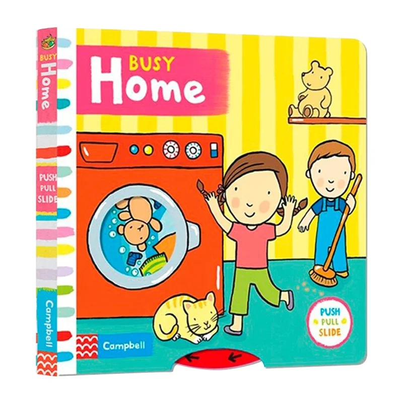 Busy Home Busy, Детские книги для детей 1 2 3 лет, английская книжка с картинками 9781447288787
Busy Home Busy, Детские книги для детей 1 2 3 лет, английская книжка с картинками 9781447288787