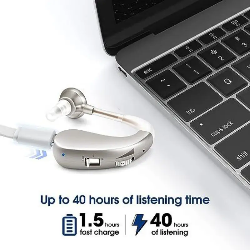 2024 Best digital audiphone Listening Asistent Baudiphone for Elderly Deaf Mini Rechargeable Adjustable Ear sound Amplifier
2024 Best digital audiphone Listening Asistent Baudiphone for Elderly Deaf Mini Rechargeable Adjustable Ear sound Amplifier