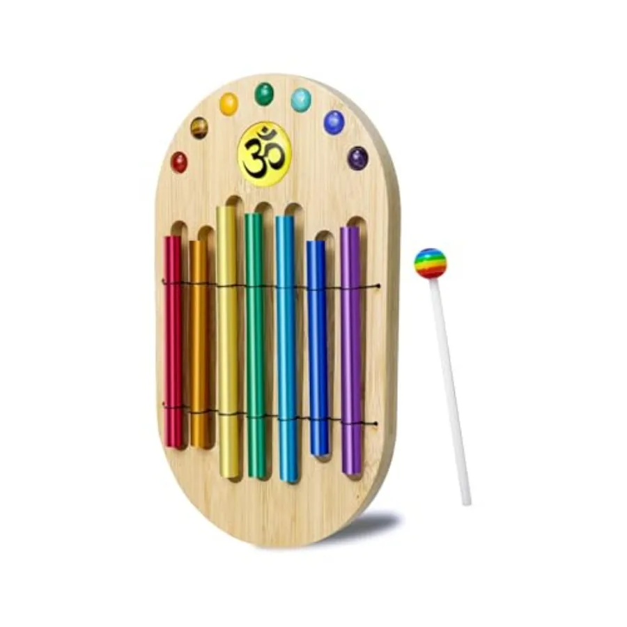 Meditation Chime With MalletSeven Tone Wind Chime Handmade Chakra Bells Chimes For Relaxation Stress and Anxiety Relief Chakra
Meditation Chime With MalletSeven Tone Wind Chime Handmade Chakra Bells Chimes For Relaxation Stress and Anxiety Relief Chakra