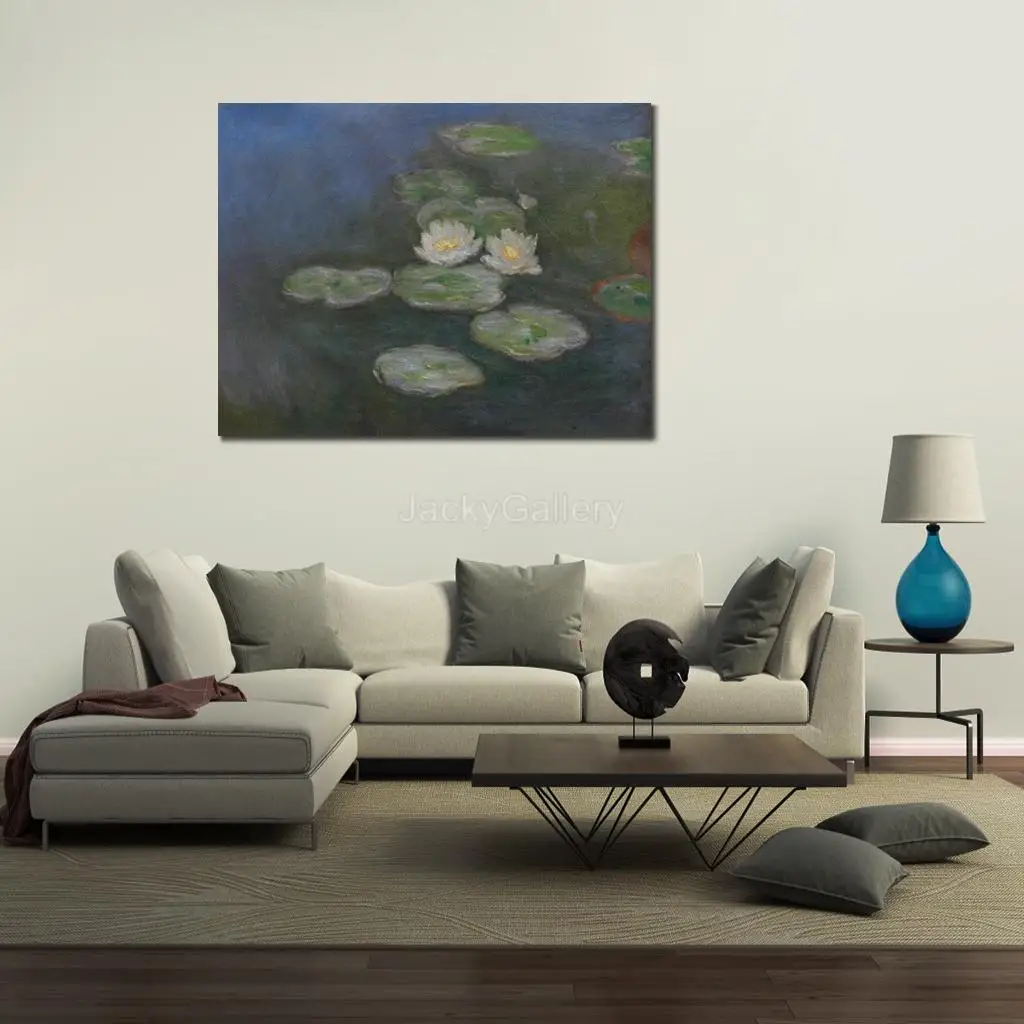 Claude Monet Picture Water Lilies Pink Impressionist Handmade Painting in Oils Canvas for Living Room Dining Wall Decor
Claude Monet Picture Water Lilies Pink Impressionist Handmade Painting in Oils Canvas for Living Room Dining Wall Decor