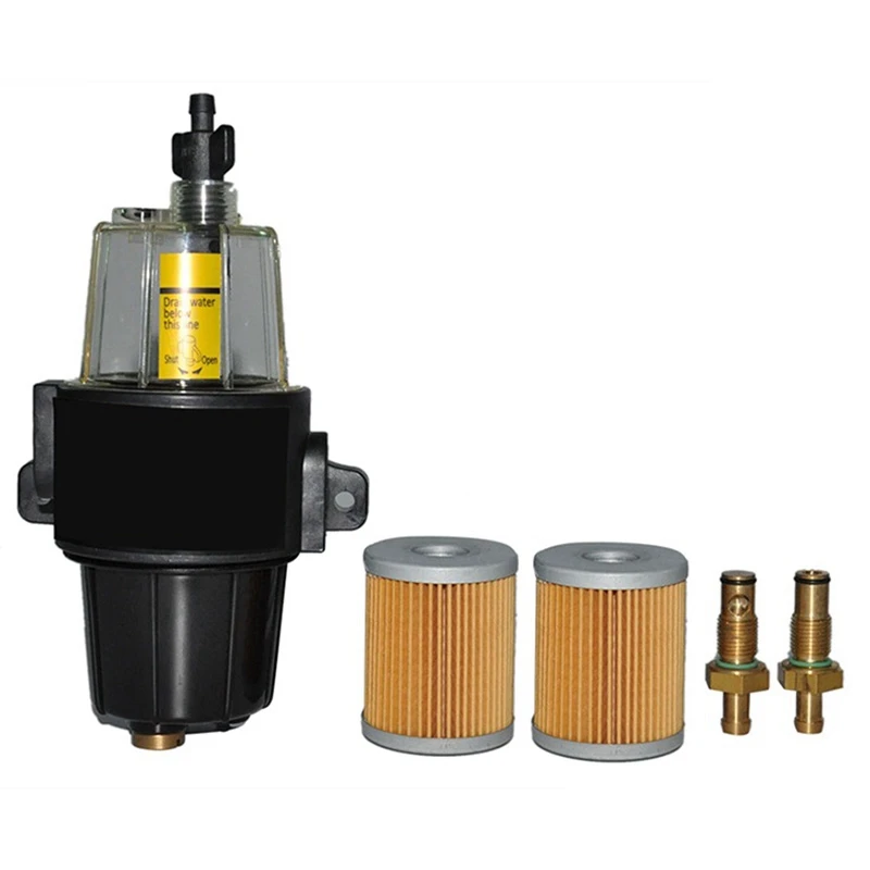 UF-10K Fuel Filter Water Separator Assembly And 2 Pcs Extra Filter Yacht Boat Engine Outboard Motors Fuel Tank
UF-10K Fuel Filter Water Separator Assembly And 2 Pcs Extra Filter Yacht Boat Engine Outboard Motors Fuel Tank